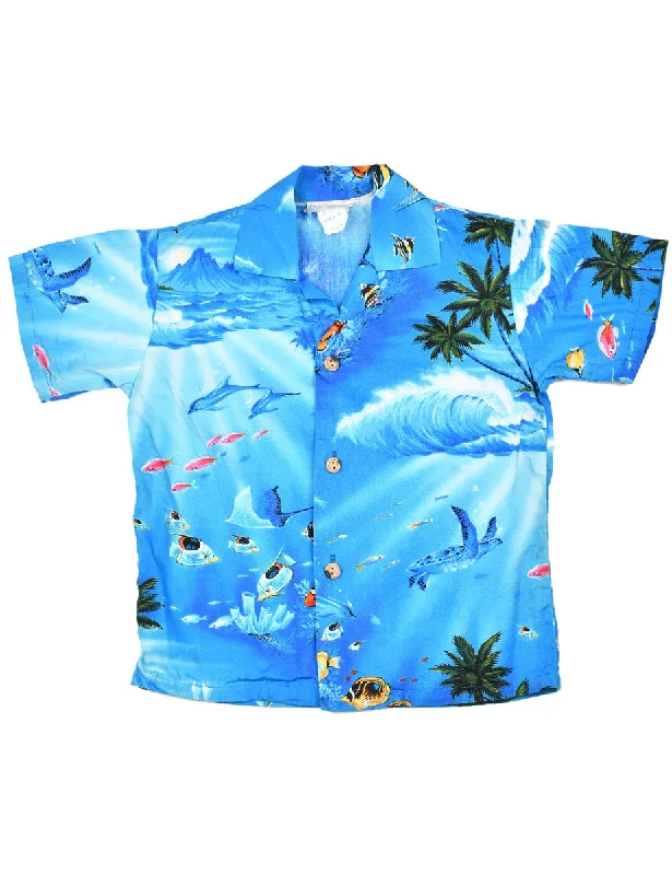 Mini Hawaiian Shirt - 4 YEARS Trendy Men's Oversized