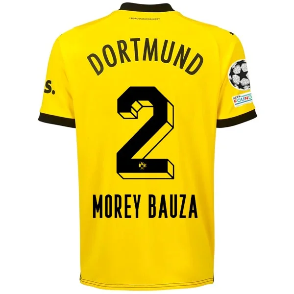 Puma Borussia Dortmund Mateu Morey Bauza Home Jersey w/ Champions League Patches 23/24 (Cyber Yellow/Puma Black) Dynamic Men's Glow Puma Borussia Dortmund Mateu Morey Bauza Home Jersey w/ Champions League Patches 23/24 (Cyber Yellow/Puma Black) Dynamic Men's Glow