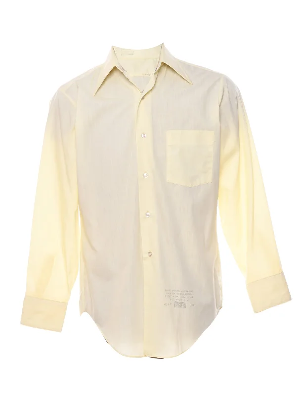 Yellow Shirt - M Casual Men's Short
