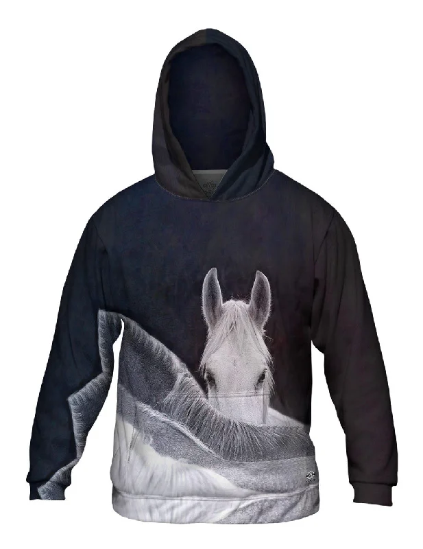 Mysterious Horse Monochromatic Office Style