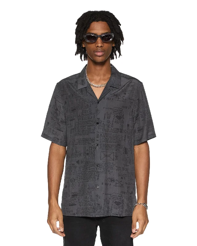 VERSES RESORT SS SHIRT BLACK Tough Men's Tactical