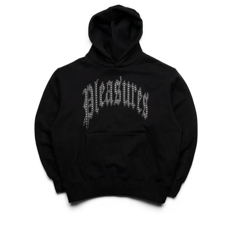 Pleasures Twitch Studded Hoodie - Black Elegant Men's Cashmere