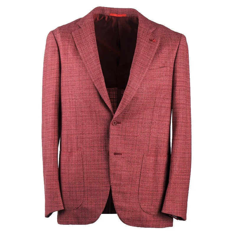 Isaia Slim-Fit Wool and Silk Sport Coat Trendy Men's Scandinavian