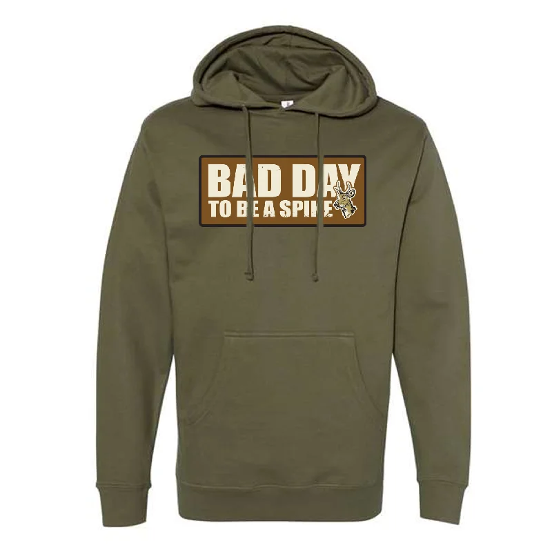 "Bad Day To Be A Spike" Hoodie Classic Men's Pin