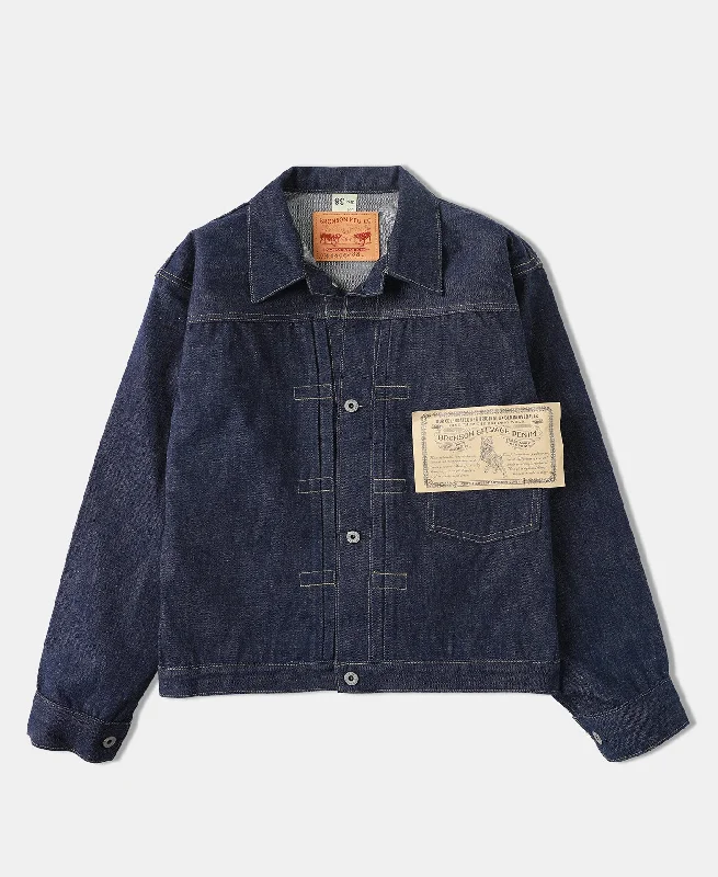 Lot 44806XX WWII Type 1 Selvedge Denim Jacket Street