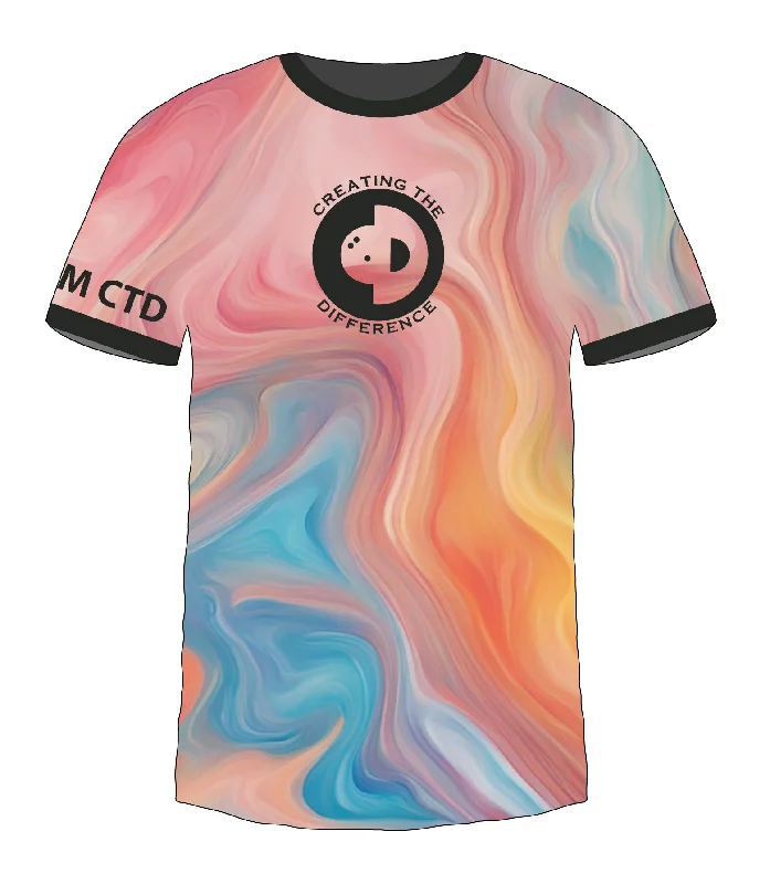 Colorful Marble  1 Jersey Earthy Men's Hemp