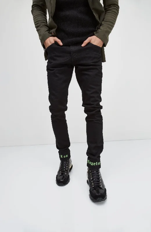Los Angeles Lux Denim - Black Green Lumberjack