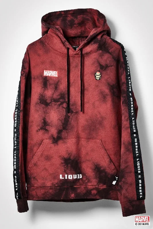 LIQUID x MARVEL RETRO IRON MAN HOODIE Traditional Men's Country