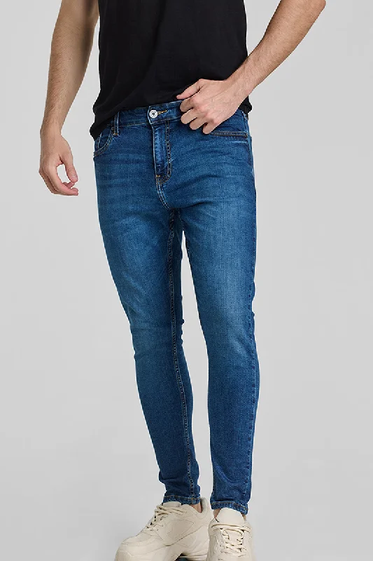 Blue Skinny Fit Jeans Artistic Men's Avant