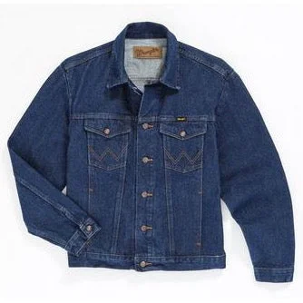 Wrangler Men's Cowboy Cut Unlined Denim Jacket Trendy Men's Scandinavian