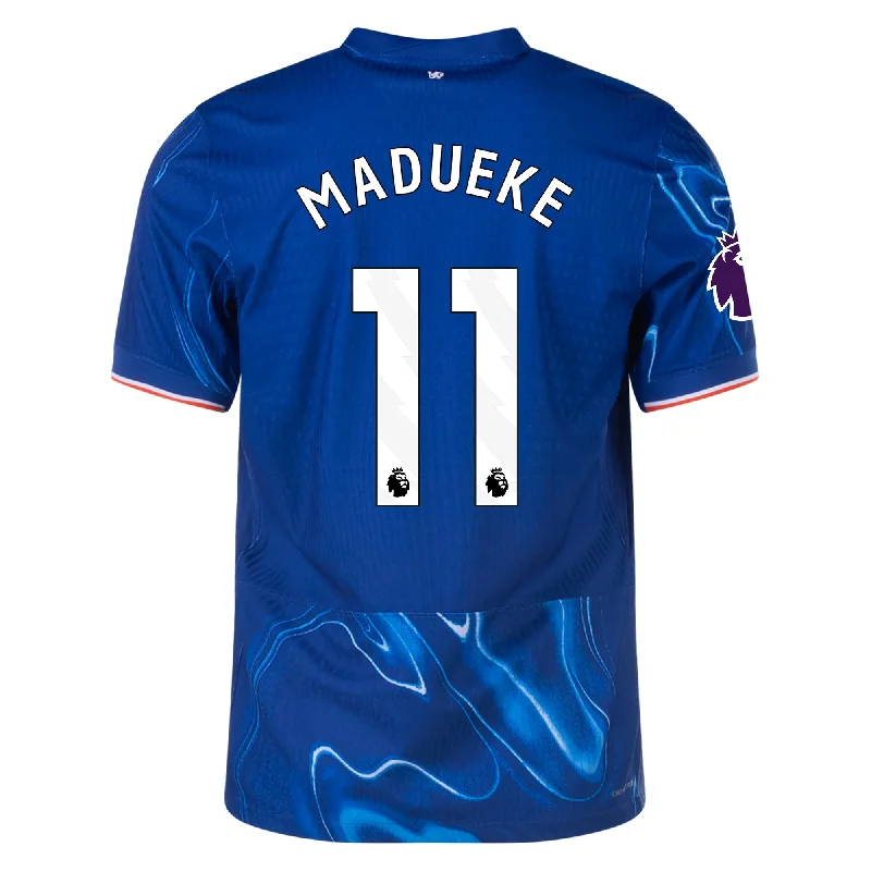 Nike Chelsea Authentic Noni Madueke Home Jersey w/ EPL Patch 24/25 (Rush Blue/Team Orange) Elegant Men's Cashmere Nike Chelsea Authentic Noni Madueke Home Jersey w/ EPL Patch 24/25 (Rush Blue/Team Orange) Elegant Men's Cashmere
