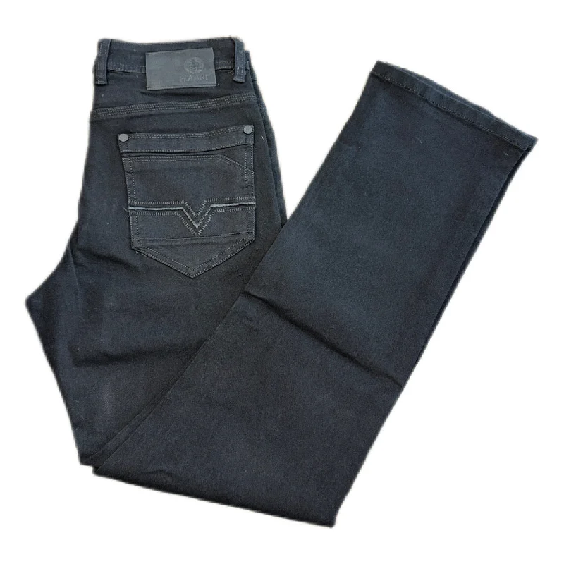 Jet Black Holt Modern Men's Geometric