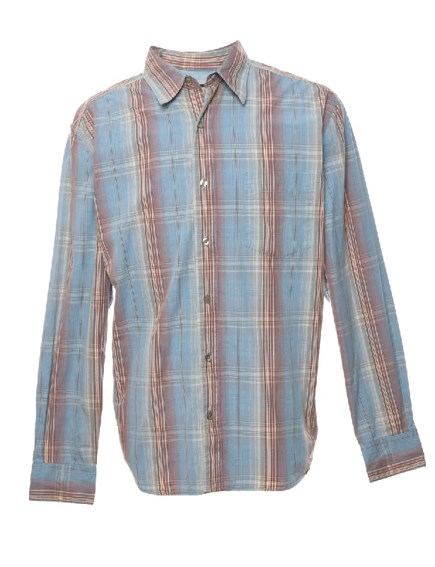 Eddie Bauer Checked Shirt - M Business
