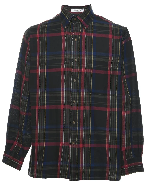 Arrow Checked Shirt - M Cool Men's Distressed