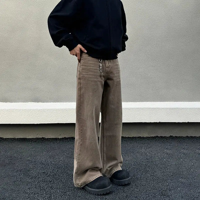 Straight-leg Flared Jeans Gym