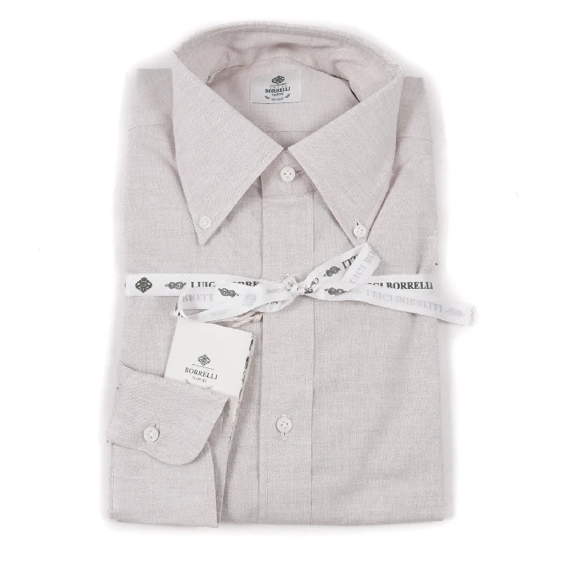 Luigi Borrelli Regular-Fit Cotton Dress Shirt Gym