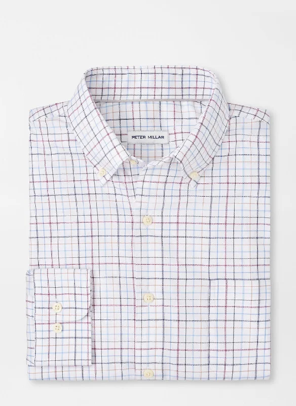 PETER MILLAR CHK LS BD SHIRT Relaxed Men's Beach