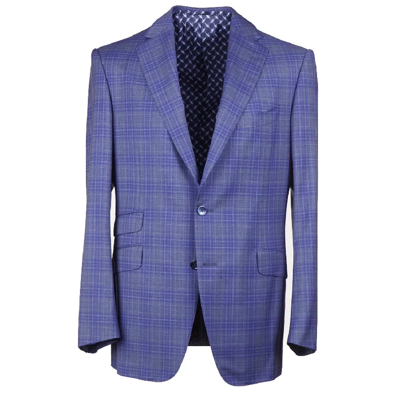 Zilli Tailored-Fit Wool Suit Sharp Men's Italian