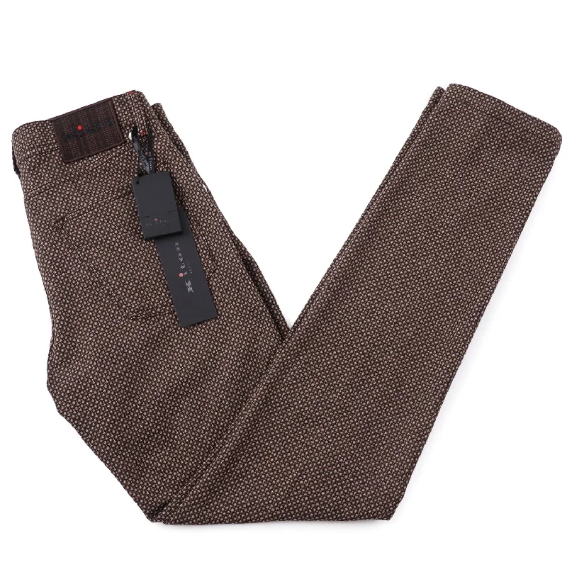 Kiton Slim Fit Five-Pocket Woven Wool Pants Tough Men's Tactical