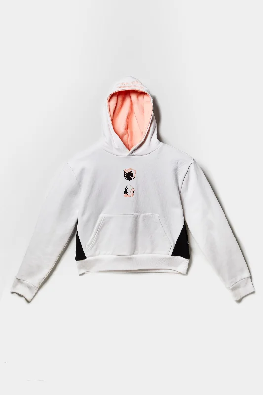 LIQUID X MARVEL GHOST-SPIDER CROP HOODIE Cclassic Men's Tweed