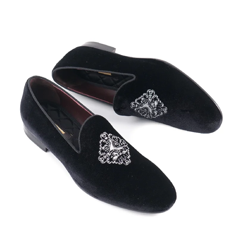 Zilli Velvet Formal Evening Loafer Dynamic Men's High