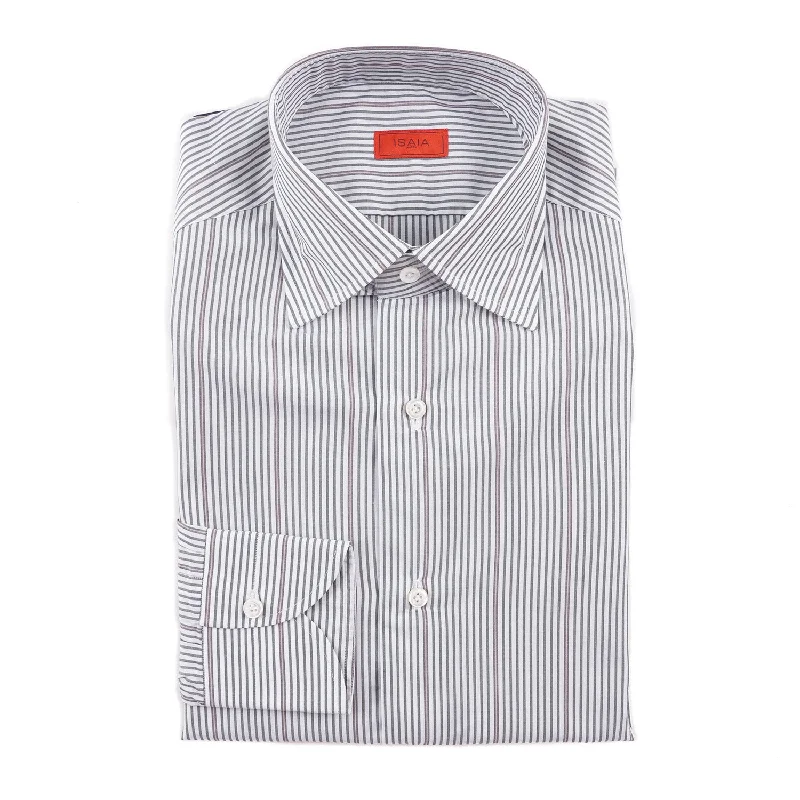 Isaia Modern 'Mix Fit' Cotton Dress Shirt Practical Men's Quick