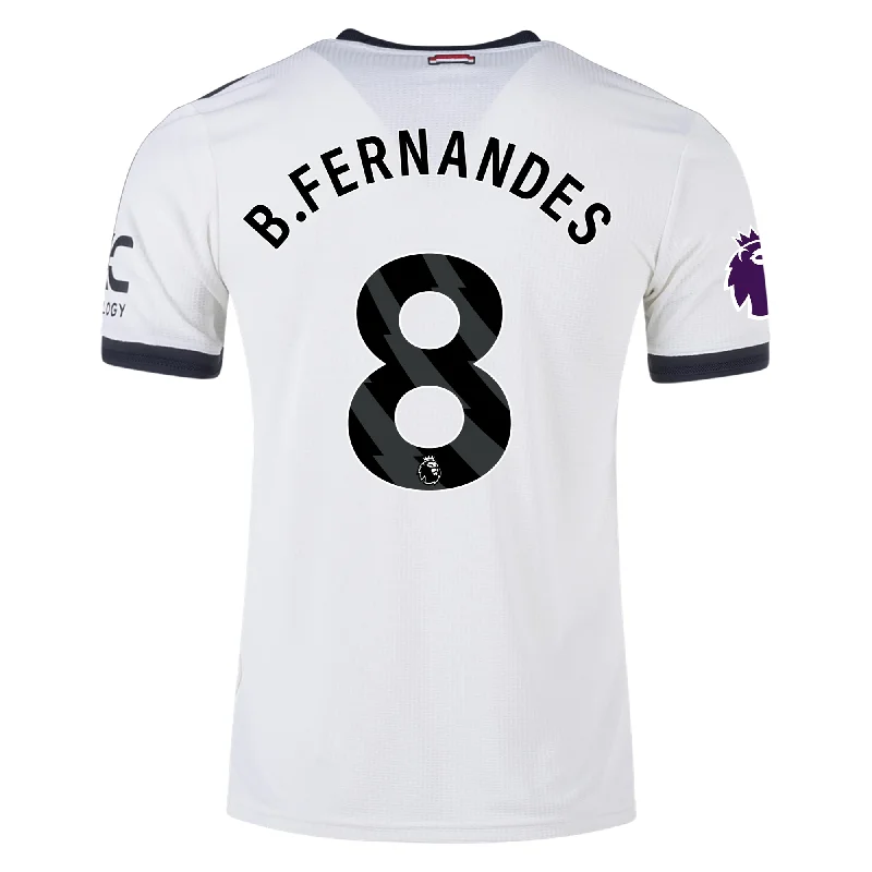 adidas Manchester United Bruno Fernandes Authentic Third Jersey w/ EPL Patch 24/25 (Off White) Sporty Men's Tennis adidas Manchester United Bruno Fernandes Authentic Third Jersey w/ EPL Patch 24/25 (Off White) Sporty Men's Tennis
