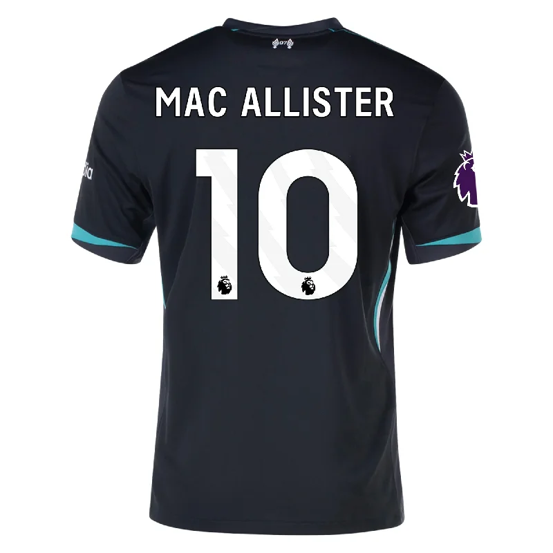 Nike Liverpool Alexis Mac Allister Away Jersey w/ EPL Patch 24/25 (Night Forest/Washed Teal) Bohemian Men's Free Nike Liverpool Alexis Mac Allister Away Jersey w/ EPL Patch 24/25 (Night Forest/Washed Teal) Bohemian Men's Free