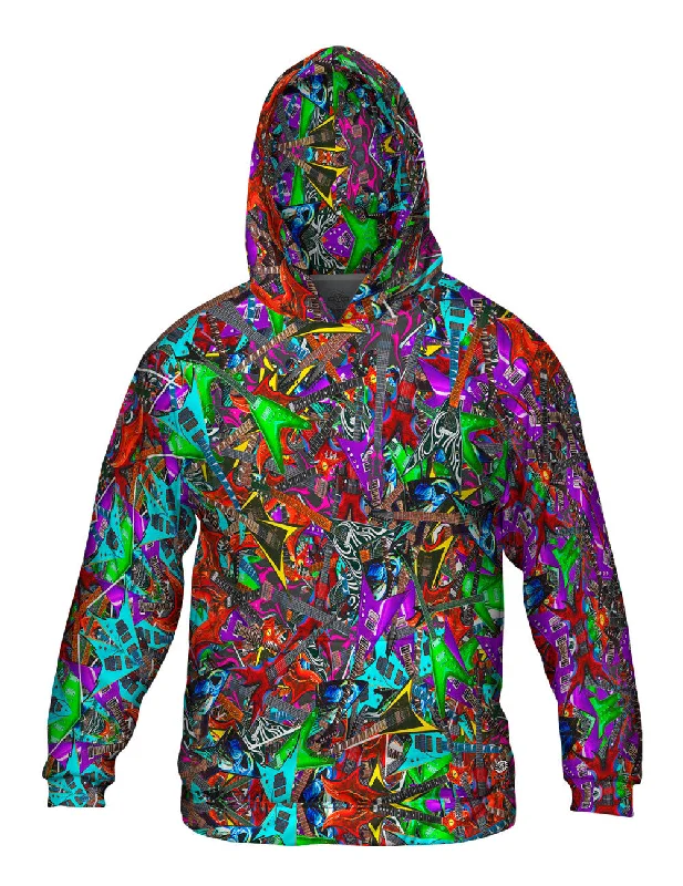 Electric Guitar Rock Star Musician Pride Hip Men's Urban
