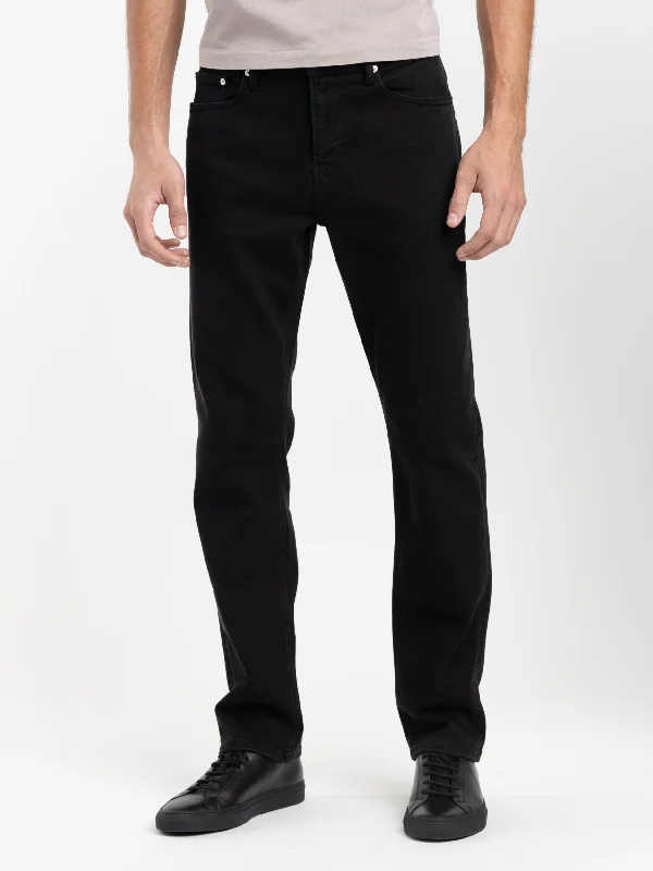 Jetset Modern Straight Jeans in Noir Refined Men's Classic 