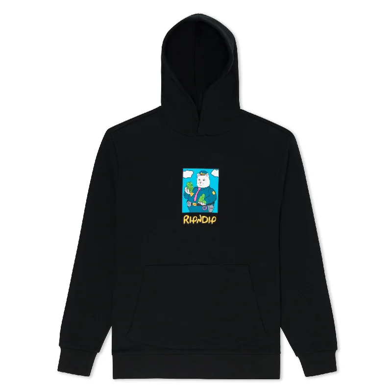 Confiscated Hoodie (Black) Hip Men's Retro