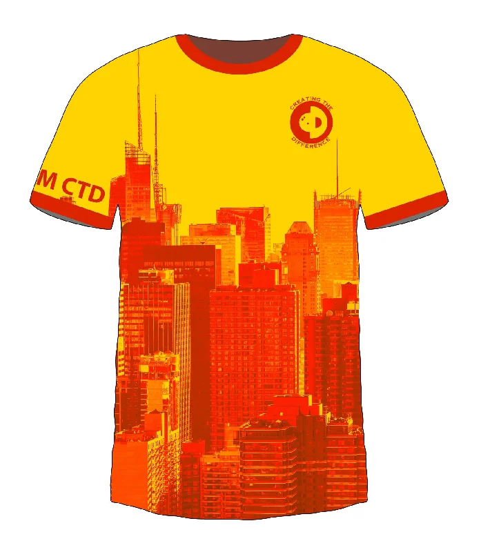Skyline Colors 3 Jersey Cool Men's Distressed