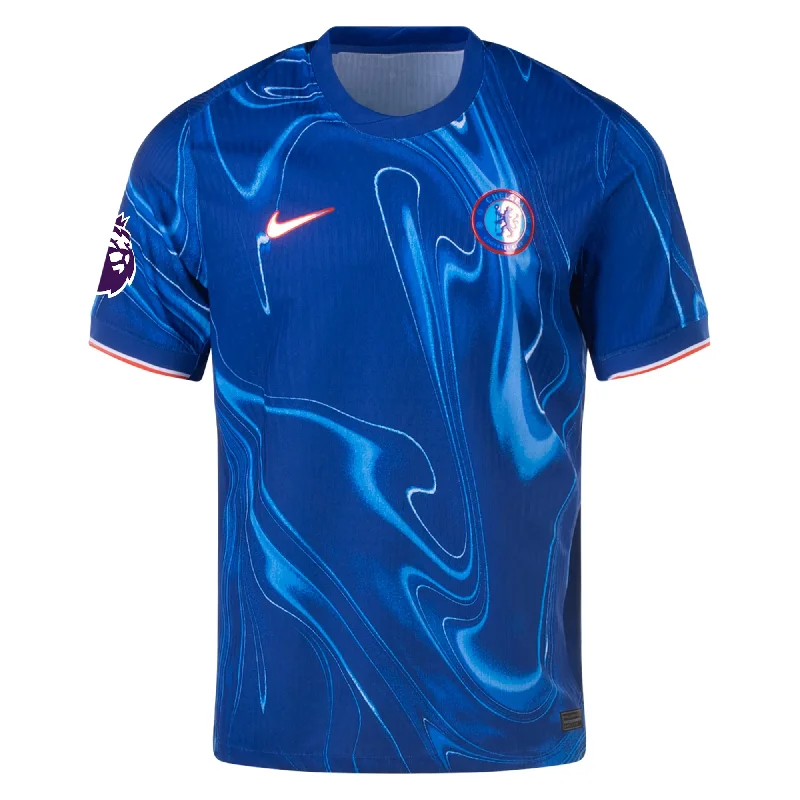 Nike Chelsea Authentic Home Jersey w/ EPL Patch 24/25 (Rush Blue/Team Orange) Refined Men's Classic Nike Chelsea Authentic Home Jersey w/ EPL Patch 24/25 (Rush Blue/Team Orange) Refined Men's Classic