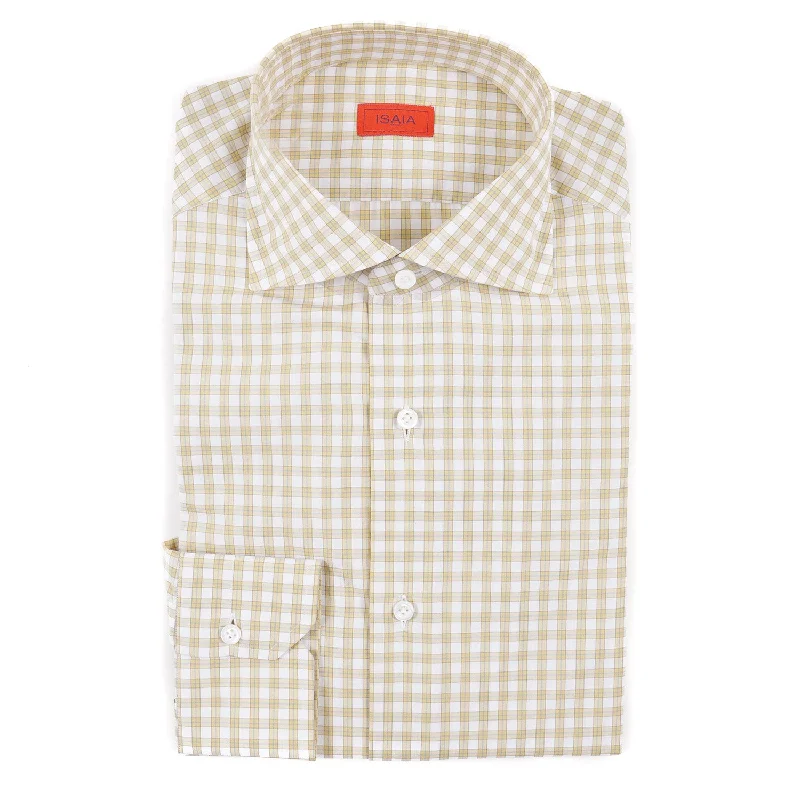 Isaia Modern 'Mix Fit' Cotton Dress Shirt Modern Men's 