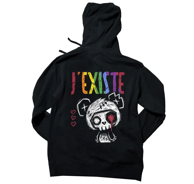 J'Existe: Pride Hoodie Youthful Men's Anime