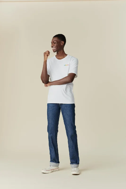 Men's Straight Cut Jeans - Blue Modern Men's Tech