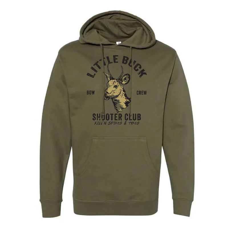 "Little Buck Shooter Club" Hoodie Athletic Men's Compression