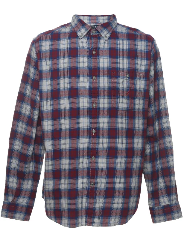 Nautica Checked Shirt - L Youthful Men's Pop