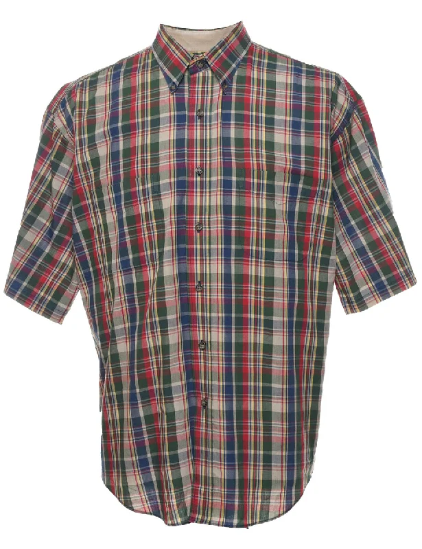 Van Heusen Checked Shirt - L Traditional Men's Country