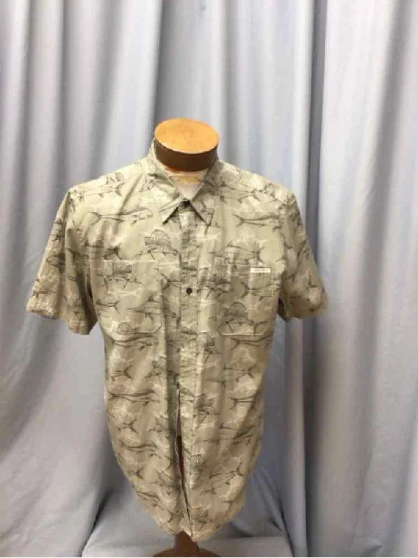 SIZE X LARGE FIELD & STREAM Men's SHIRTS Stylish Men's Tropical 