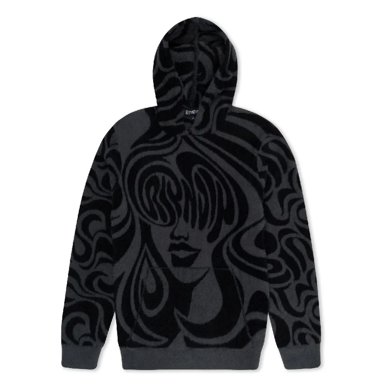 Beautiful Fomo Mohair Hoodie (Black) Refined Men's European