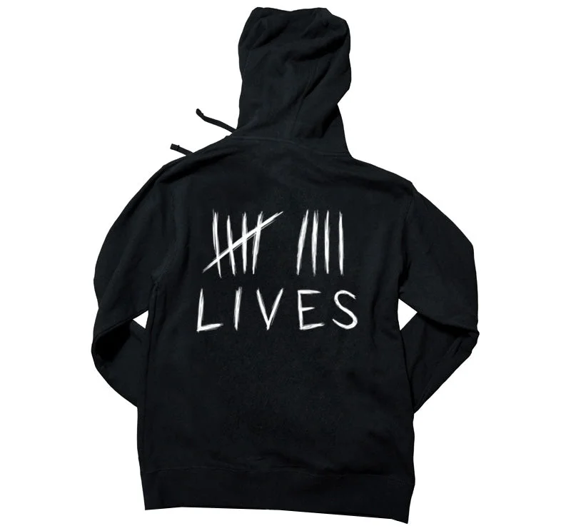 9 Lives Hoodie Polished Men's Silk