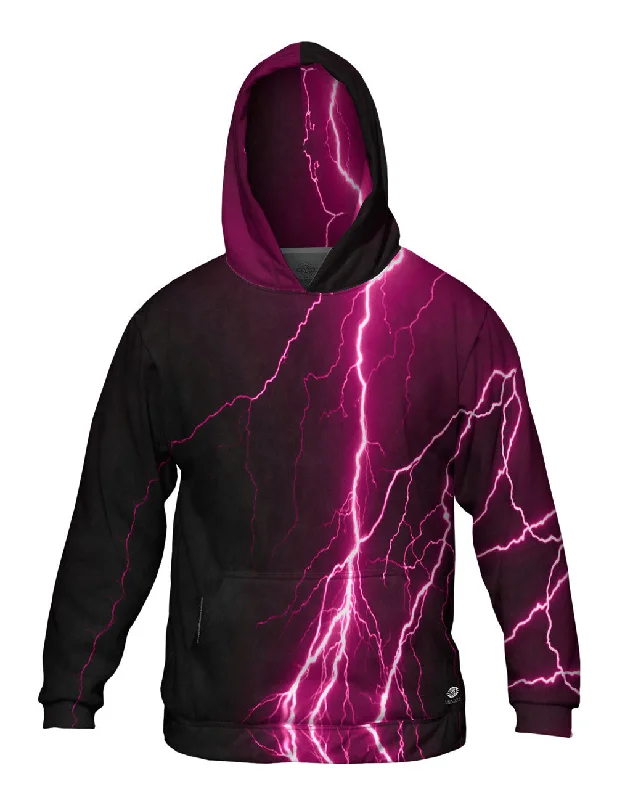 Lightning Storm Maroon Black Bohemian Men's Free