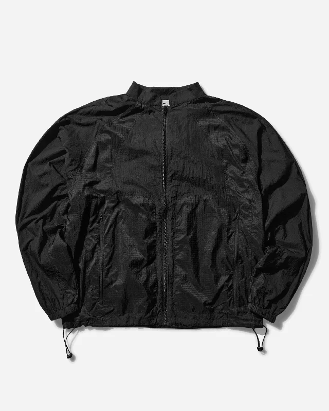 Men's Nylite Textured Panel Jacket Black Bold Men's Statement