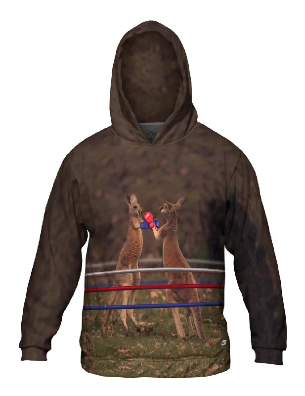 Boxing Kangaroo Cool Men's Distressed