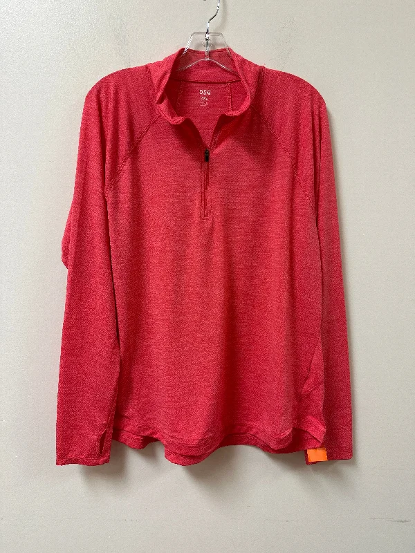 Athletic Sweatshirt Collar By Dsg Outerwear In Pink, Size: 2x Unique Men's Patch