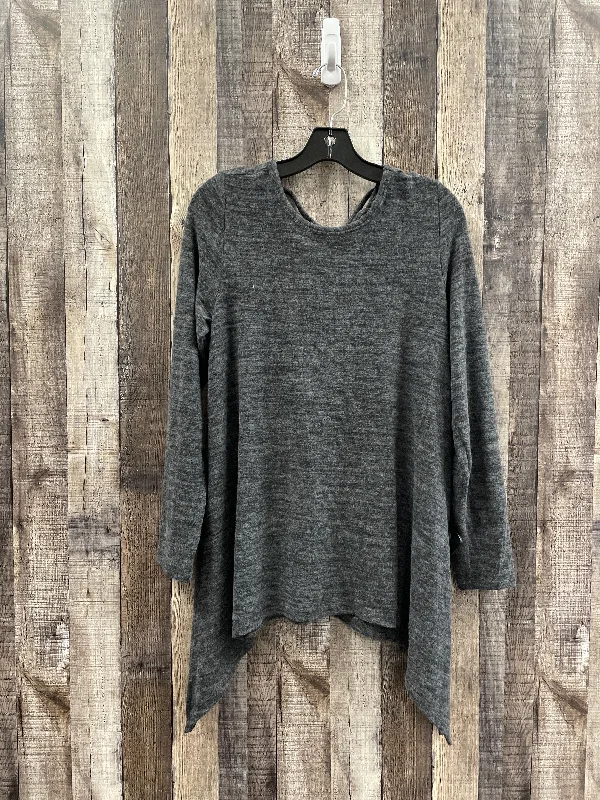 Top Long Sleeve By Torrid In Grey, Size: M Stylish Men's Neon