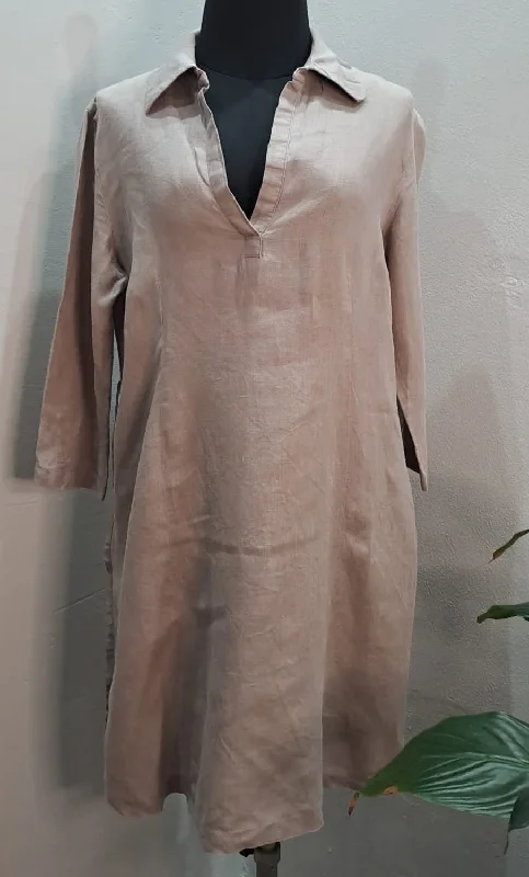 Linen Tunic Top (Small) British Gentleman Style