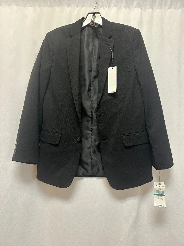 Blazer By Calvin Klein In Black, Size: Xl Dapper Men's Bow