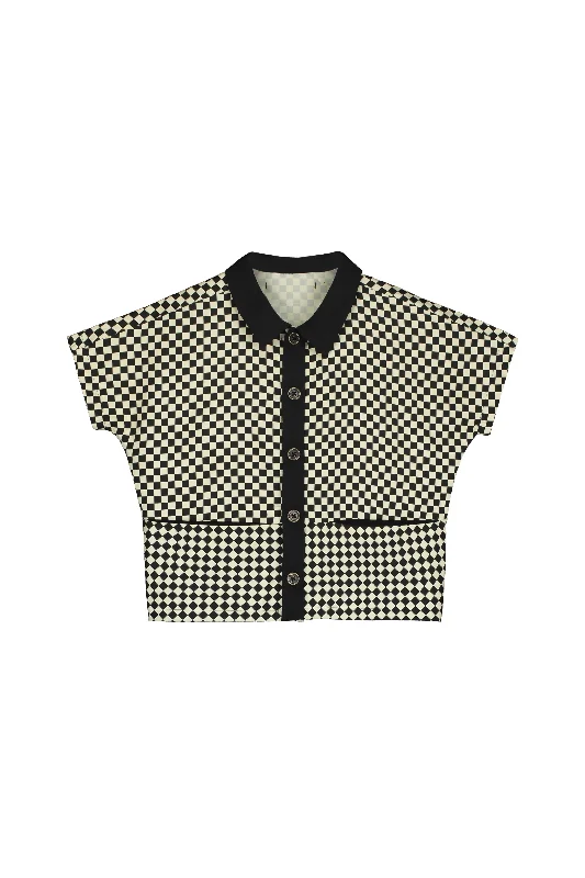 Chess Shirt-Black/Cream Athletic Men's High